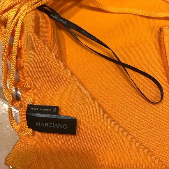 NWOT - Marciano Yellow Bandage Dress - Picture 5 of 10